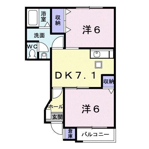 パルテールＤ 間取り