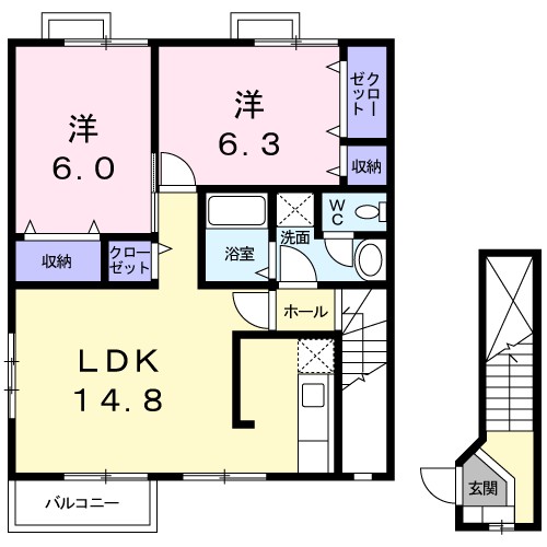 フォンテーヌ 間取り