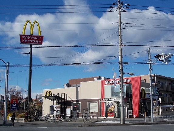 ブルーベリーヒル マクドナルド平成通り宇都宮店まで550m