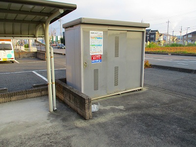 レオパレスグランシャリオⅡ 入居者様専用ゴミ庫です。