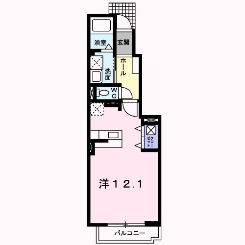 サンディーアＣ 間取り