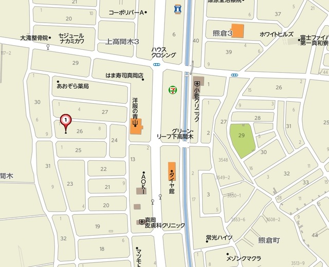 フォーリア真岡 案内図