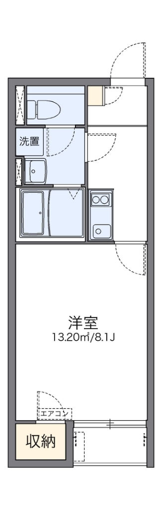 レオネクストグリーンリーフ 代表的な間取のため実際の間取とは異なる場合があります