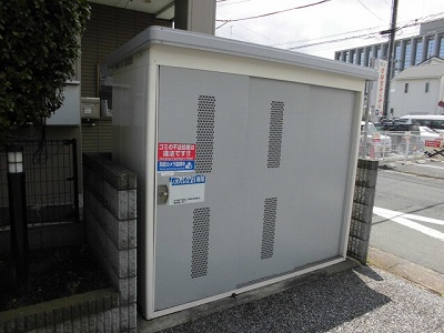 レオパレスエルハーベン 入居者様専用ゴミ庫です。