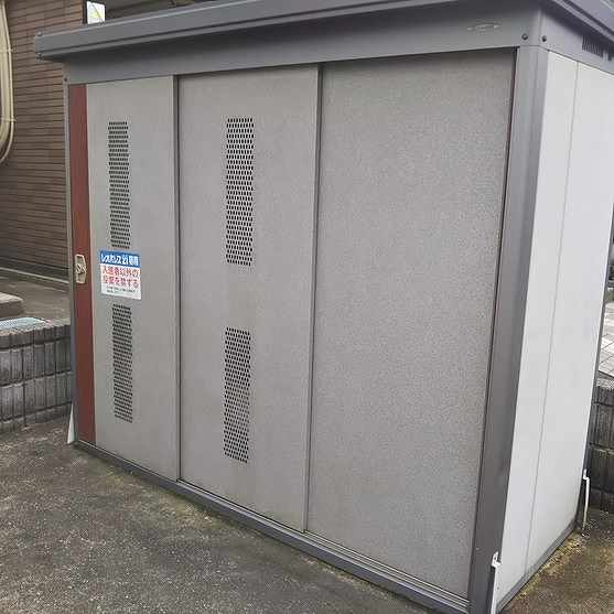 レオパレスタナヒガーデン 入居者様専用ゴミ庫です。