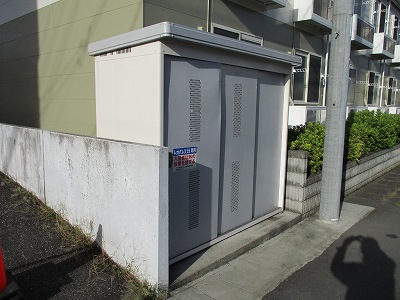 レオパレスフェリーチェ並木 入居者様専用ゴミ庫です。