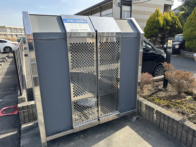 レオパレスフローラ真岡 入居者様専用ゴミ庫となります
