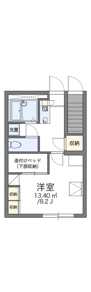 レオパレスフォレスタ　ヴェント 間取り