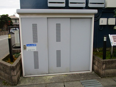 レオパレスフォレスタ　ヴェント 入居者様専用ゴミ庫です。