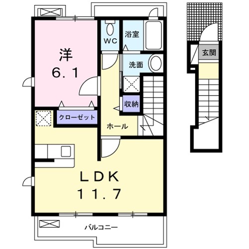 アルワクトＡ 間取り