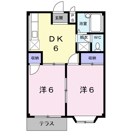 マロニエプラザ上三川Ａ 間取り