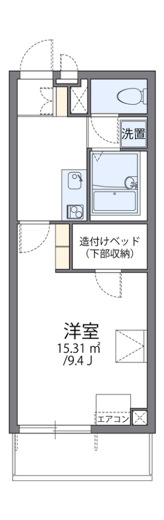 レオパレス宇都宮南 間取り