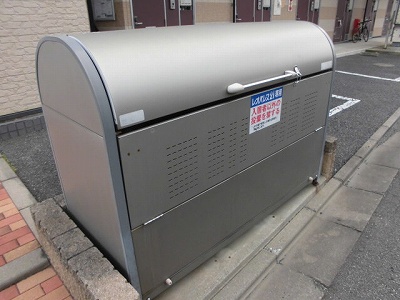 レオパレスポワールみゆきⅡ 入居者様専用ゴミ庫です。