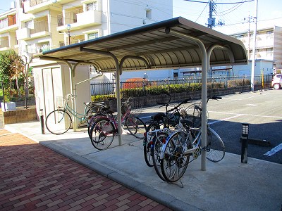 レオパレスポワールみゆきⅠ 駐輪場