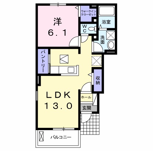 ラフレシールⅠ 間取り