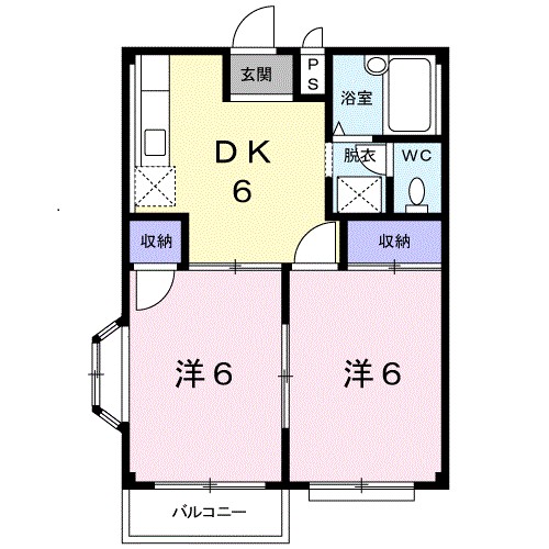 フランボワーズＦ 間取り