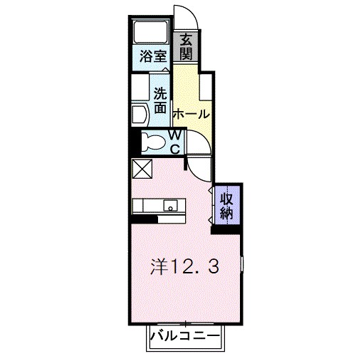 セピアコートＫ　Ｂ 間取り
