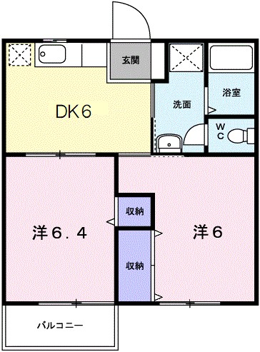 フローラルハイツ 間取り