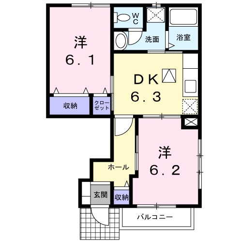 サンライト　プリティー 間取り