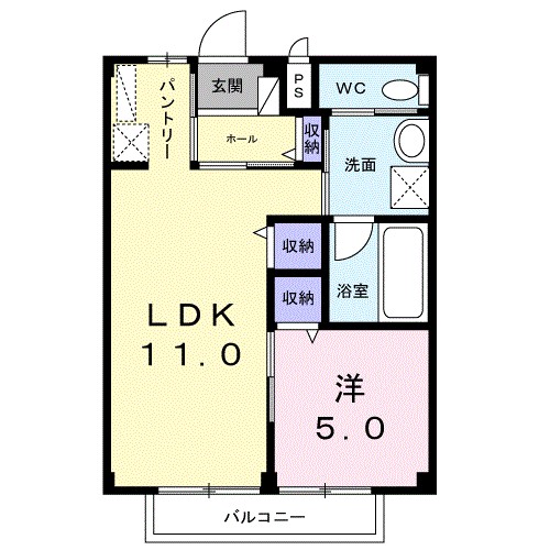 シティハイツ高岩Ｂ 間取り