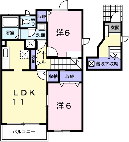 エテルノ　Ⅱ 間取り