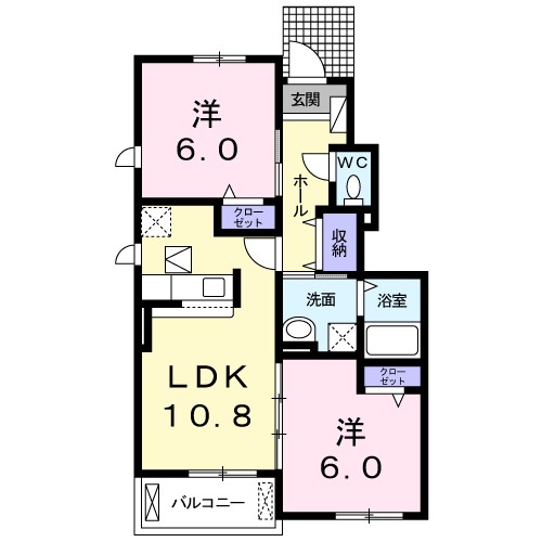 プロムナードＢ 間取り