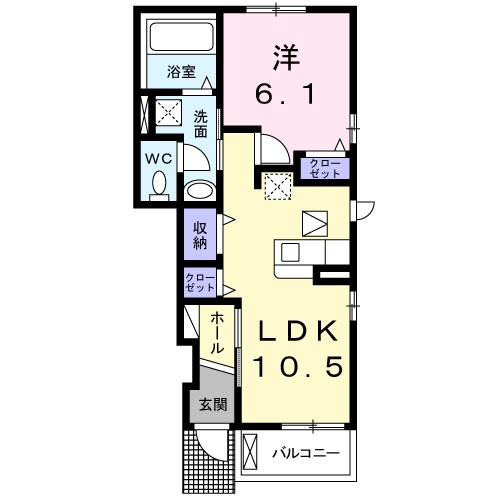 ラビエールⅢ 間取り