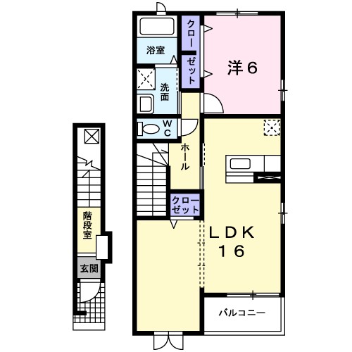 メゾン　ド　ボワ 間取り