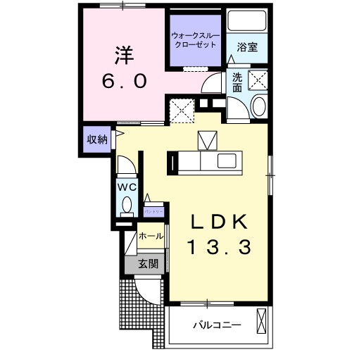 ピアチェーレⅠ 間取り
