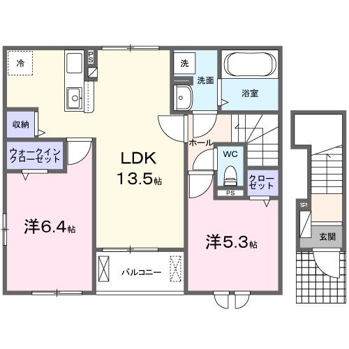 アルコバレーノⅡ 間取り
