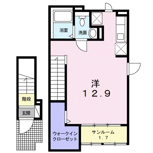 カーサプラシード　Ⅲ 間取り