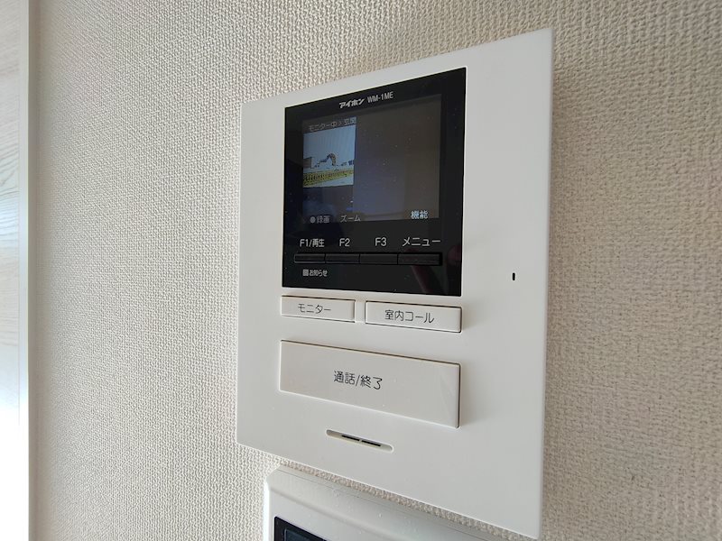 Bell Fleur（ベルフール） モニター付きインターフォンを採用し防犯対策もOk。