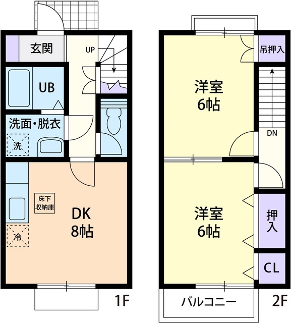 Ｃｏｕｎｔｒｙ　Ｖａｌｌｅｙ　Ｗａｔａｎａｂｅ 間取り