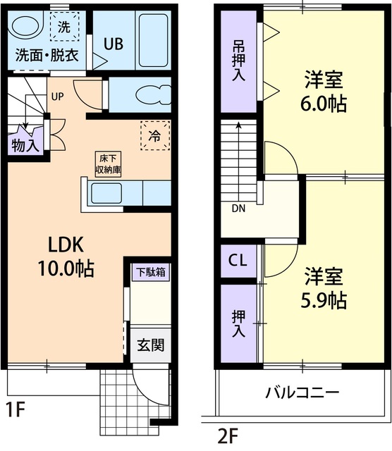 ＣＡＳＡ　ＤＯＭＡＮＩ 間取り