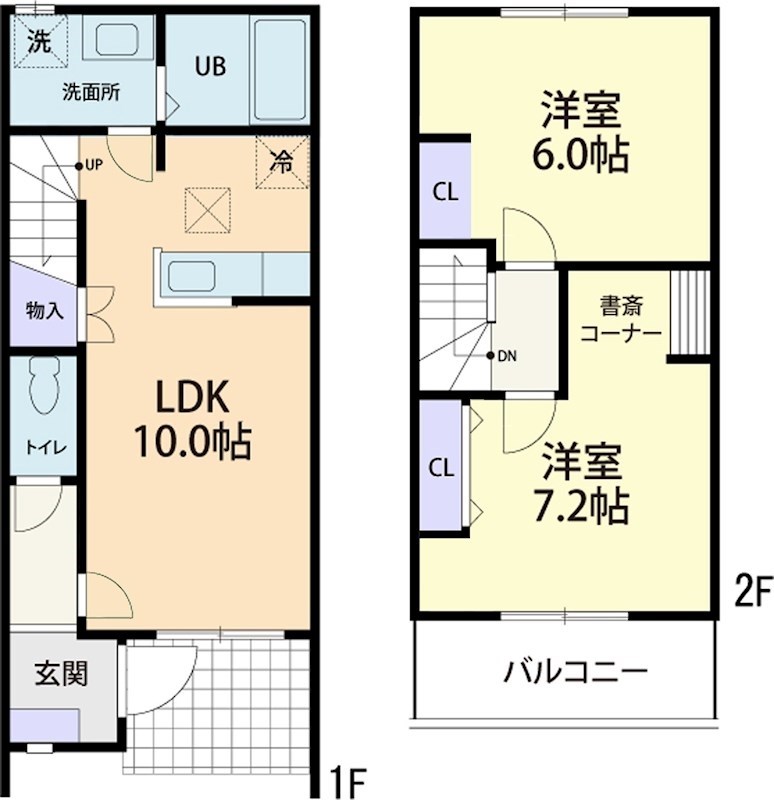 Bonheur　Oak（ボヌールオーク） 間取り