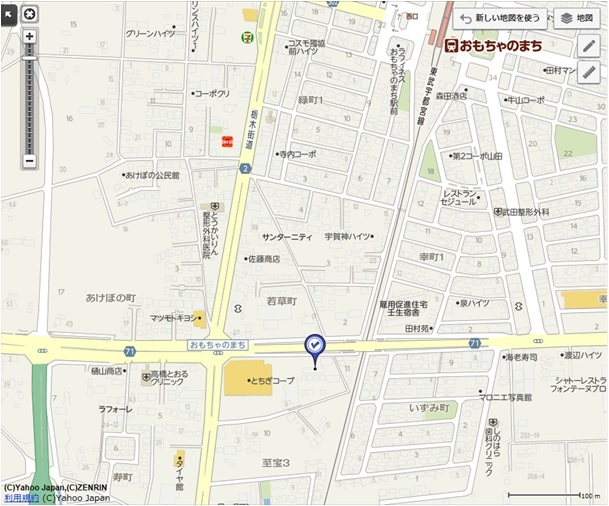 Ｔｒｅａｓｕｒｅ　Ｋｉｄｓ 案内図