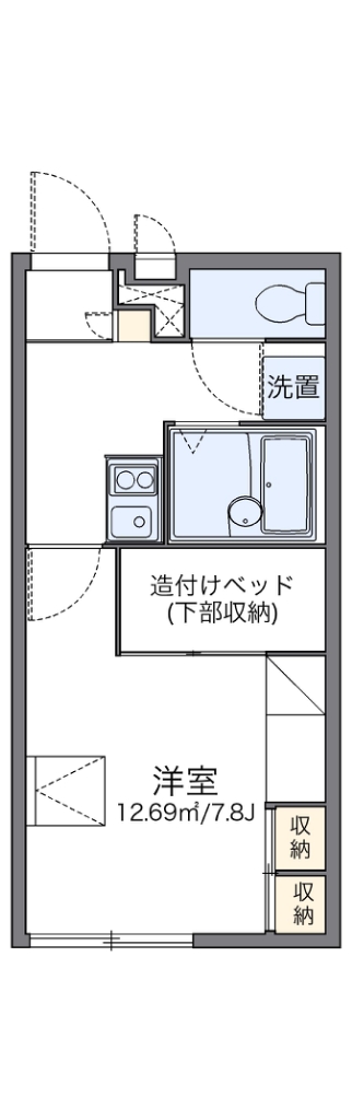レオパレスアメニティ 間取り