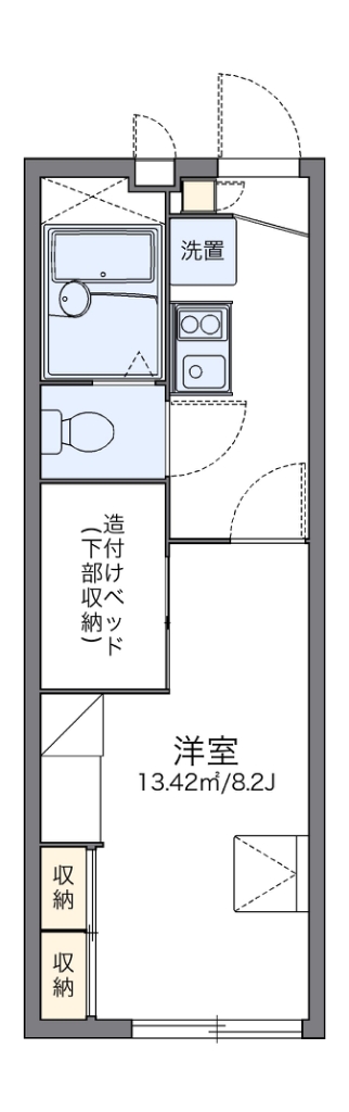 レオパレスエクセラン青葉Ⅱ 間取り