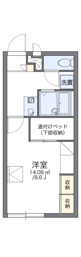 レオパレスアラモード 間取り