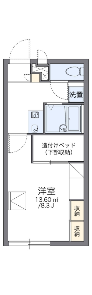 レオパレスフォレストⅡ 間取り