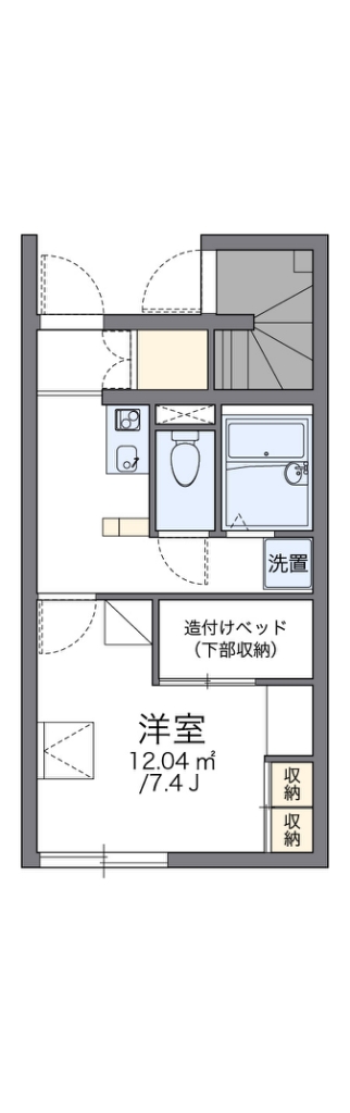 レオパレスクレスト 間取り