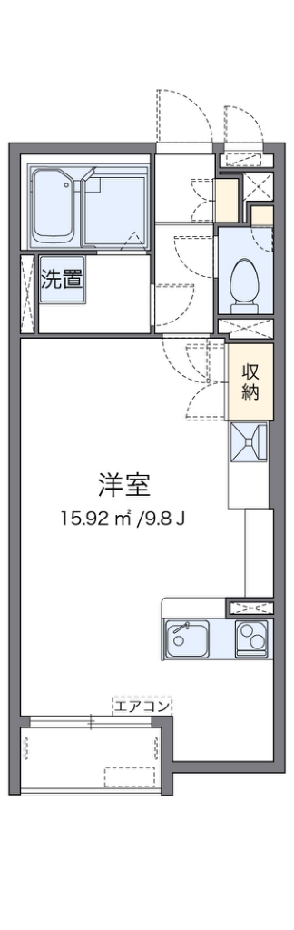 ミランダアルカ 代表的な間取のため実際の間取とは異なる場合があります