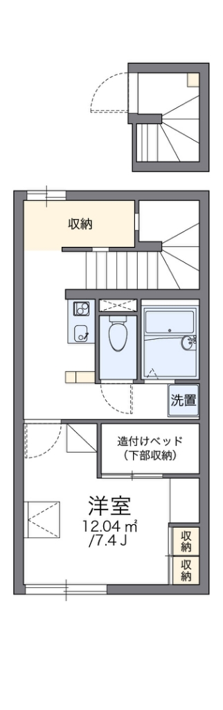 レオパレスクレスト 間取り