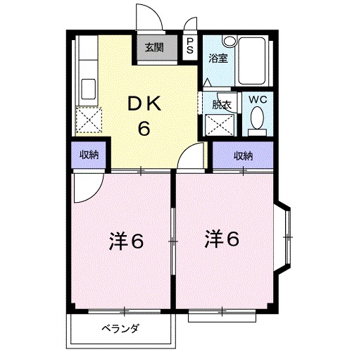 グリーンハイム金子Ａ 間取り