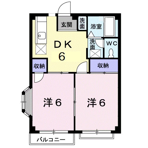 ガーデンヒルズＡ 間取り