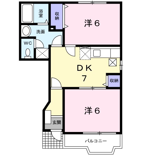 アンシャンテ　Ⅰ 間取り