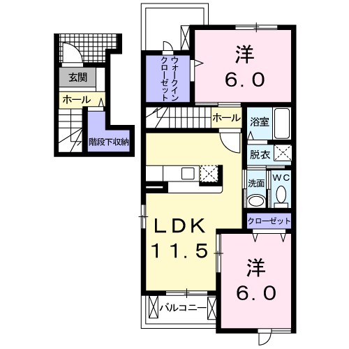 コンフォートＢ 間取り
