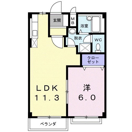 スカイコーポ 間取り