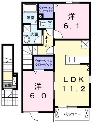 ラフレシールⅠ 間取り
