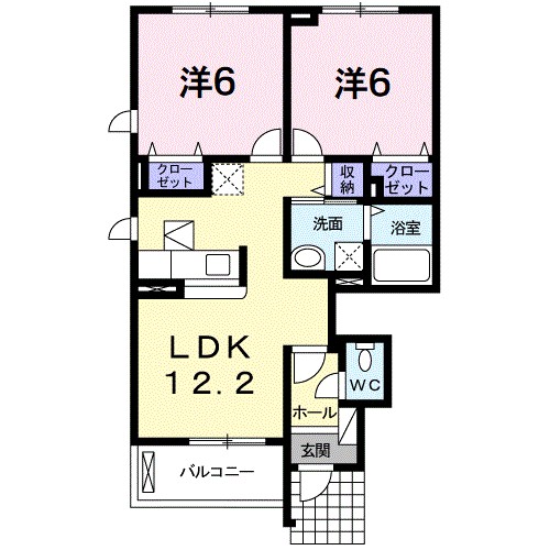 ラ・フランセ　Ｃ 間取り